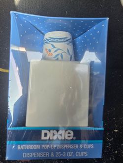 Dixie Bathroom Pop-Up Dispenser & Cups