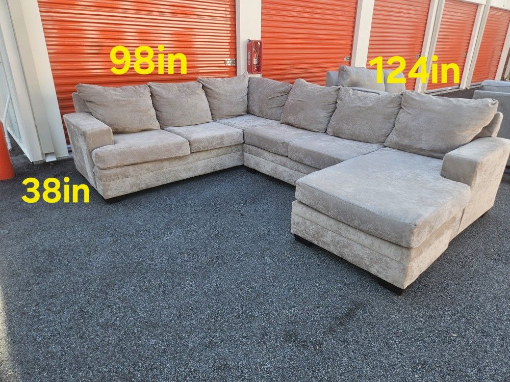 FREE DELIVERY Couch Sofa Reversible Chaise Sectional 3 PC