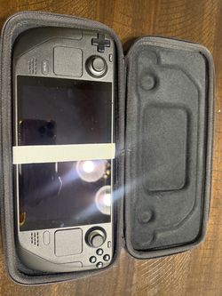 Steam Deck 256GB LCD Valve Console System with Case and Charger Bundle
