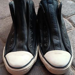 Converse X John VARVATOS Black And Brown Leather Shoes 