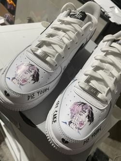 Lil Peep Nike Air Forces Size 6y