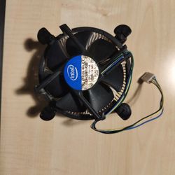 Stock Intel Desktop CPU Cooler Fan Heatsink Copper Core 