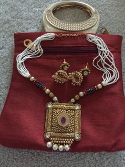 Jaipuri set Indian jewelry