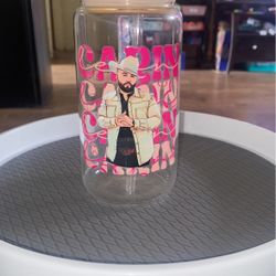 Glass Can Cup