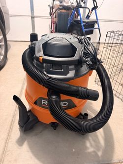 RIDGID Wet/Dry Shop Vacuum with Hose and Attachments