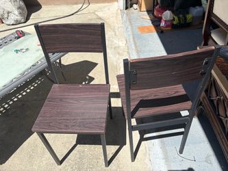 Industrial Dining Chairs Set of 2