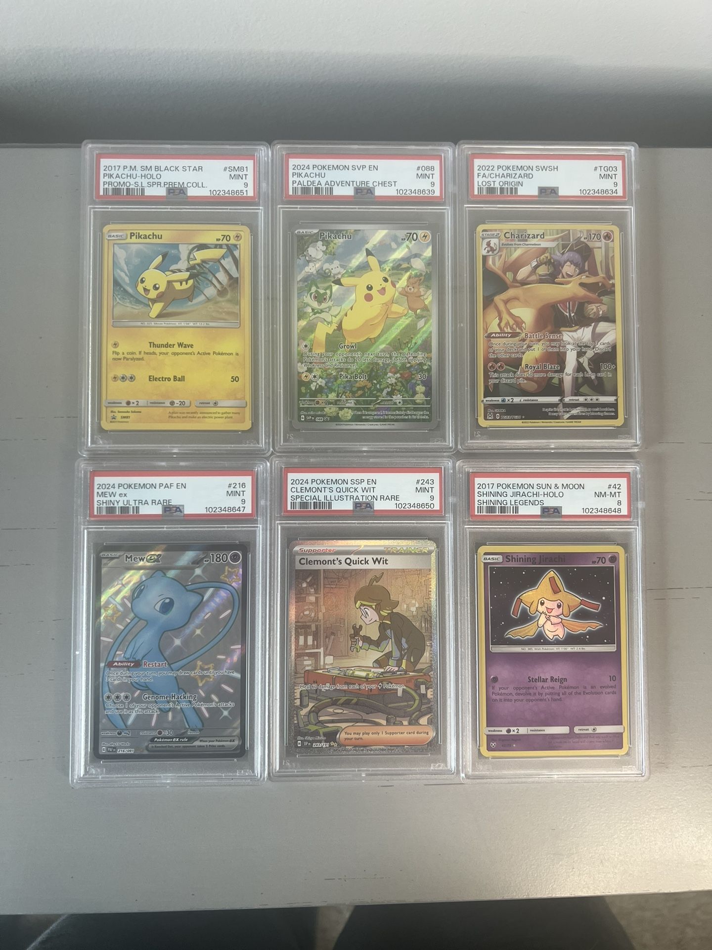 Pokemon TCG PSA Graded Lot (6 Graded Cards)