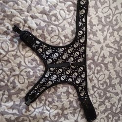 #Dog HARNESS #Skull n Crossbones 