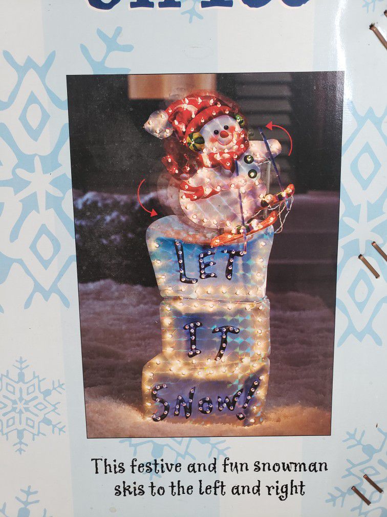 Christmas Winter Snowman Yard Decoration - FREE