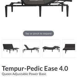 Temper Pedic-Queen adjustable 