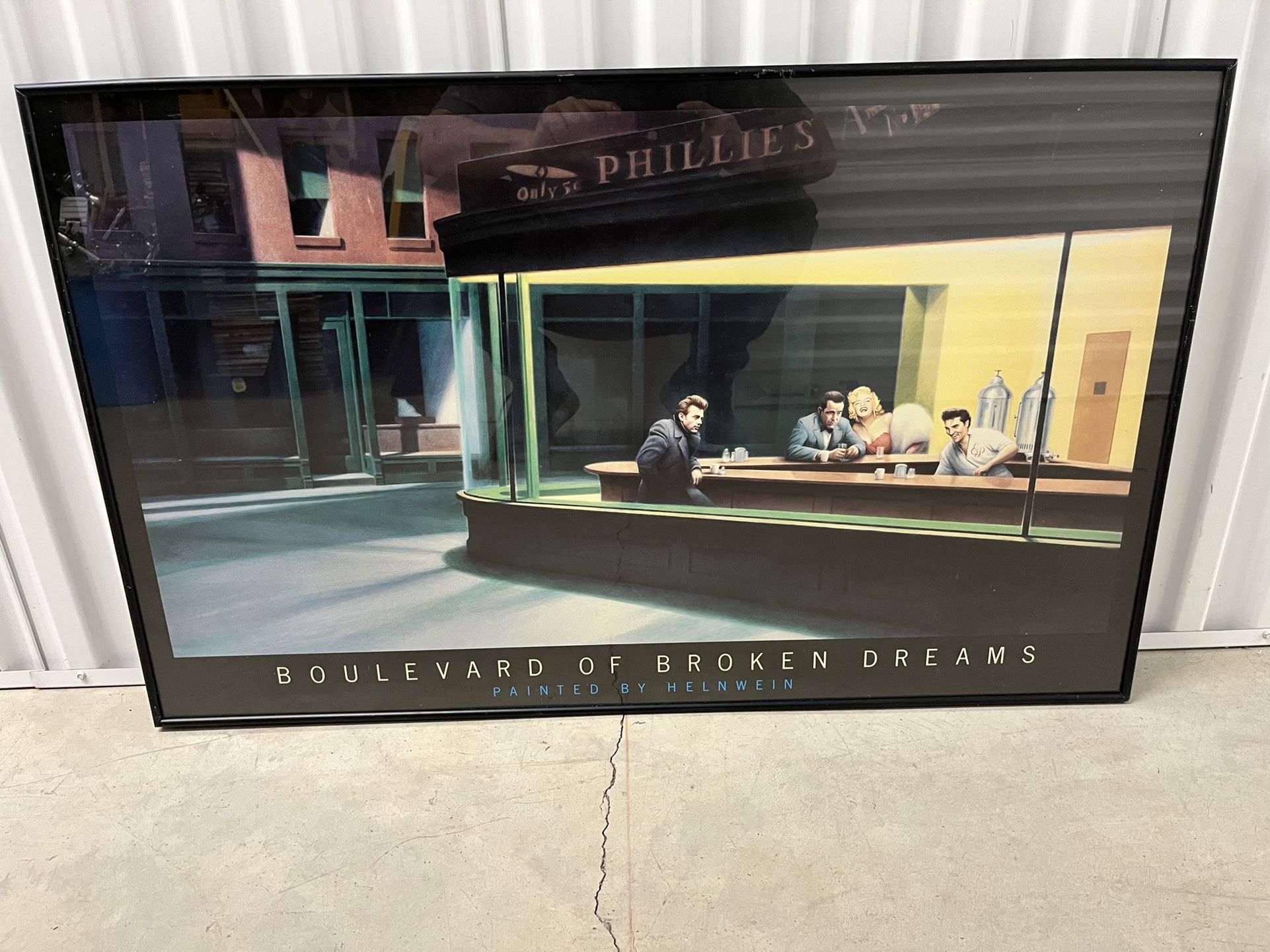 1987 Boulevard of Broken Dreams "Nighthawks" by Gottfried Helnwein