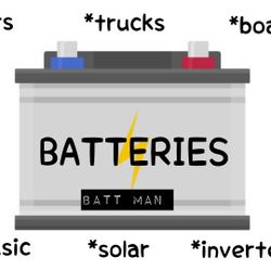 Batteries: Cars,Pick Up,SUV, Semi Trailer, Boats 
