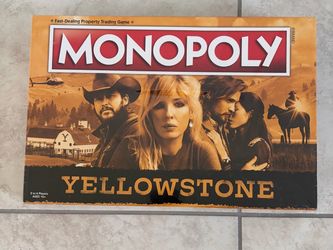 New Monopoly Yellowstone Edition Board Game