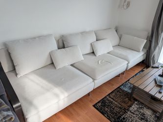 Ikea modular couch off white