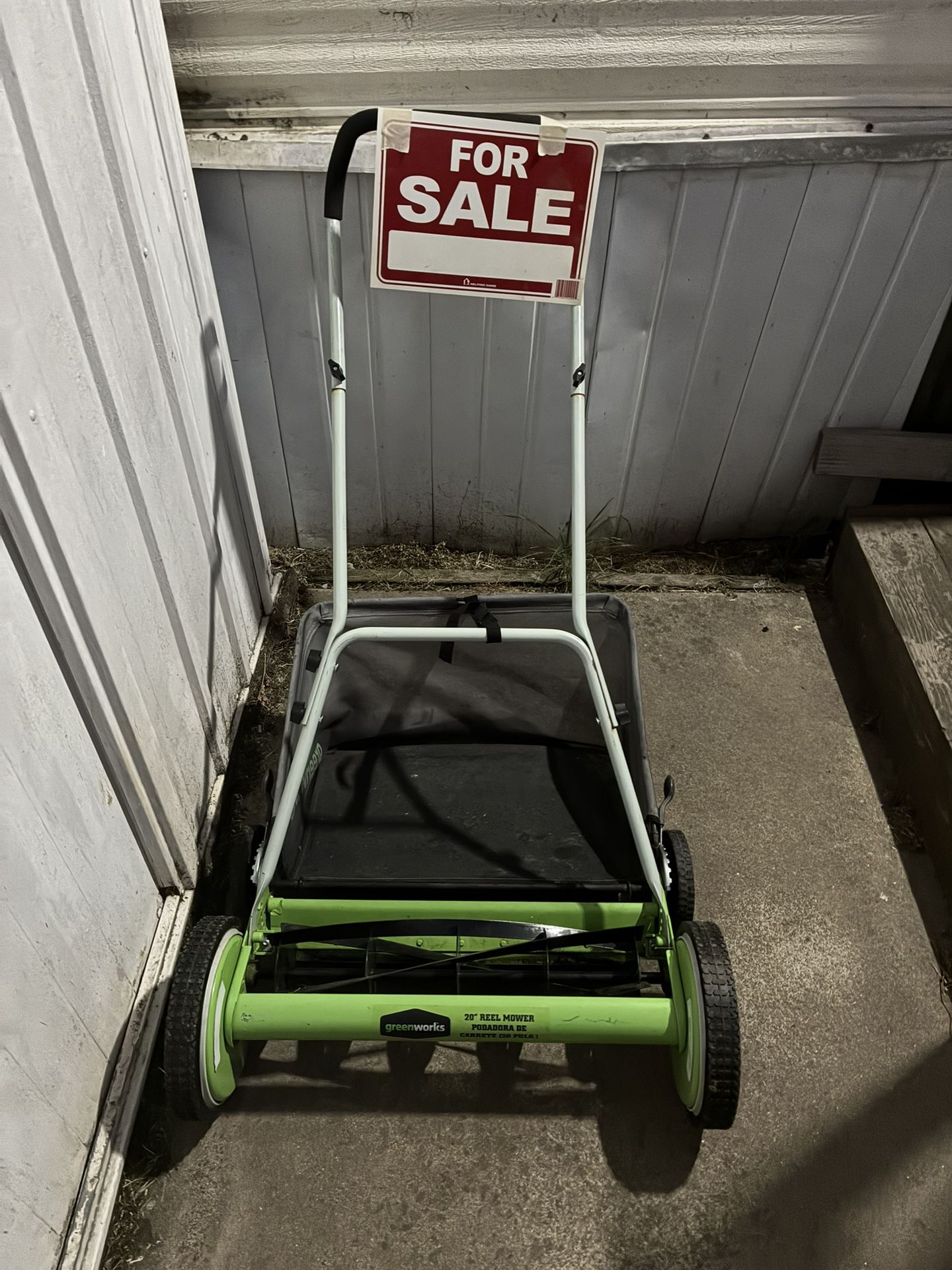 Green works Reel Mower