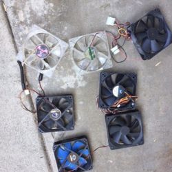 pc fans for desktop computer several sizes 40 mm, 60 mm, 80 mm, 120 mm PC FANS FOR COMPUTER