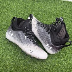 New Under Armor Black Football Cleats Size 10.5