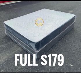 9” Full Size Hybrid Mattress Set