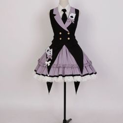 Alice Phantom Thief Dovetail Gothic Lolita Dress、cosplay costum、halloween costum