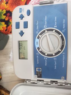 Hunter brand sprinkler system control box