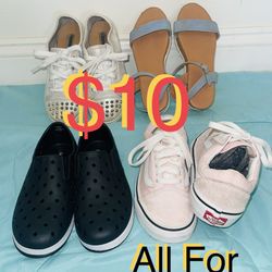 $10 For All,Vans size 3.5 in good Condition
