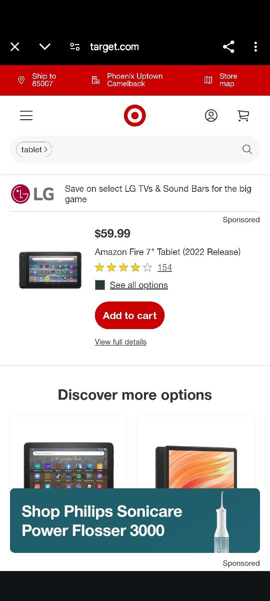Brand new amazon fire 7 tablet 30$