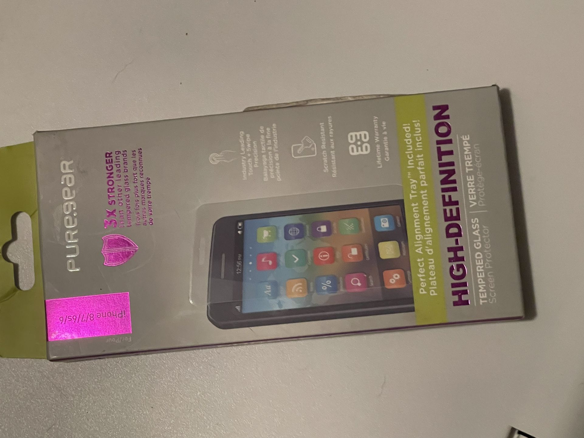 Iphone 8/7/6/6s Tempered Glass Screen Protector