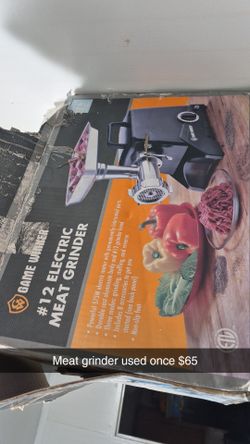Meat grinder and slicer