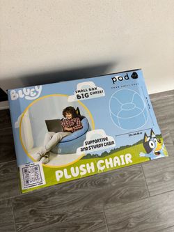Bluey kids plush chair