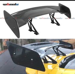 Rear spoiler, 57 inch carbon fiber