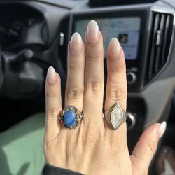 Sterling Silver Ring Bundle – 925 – Natural Stone Rings