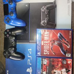 PS4, Games, and Controllers 