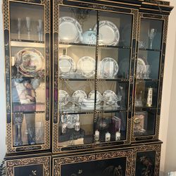 Beautiful Rare Antique China Cabinet 
