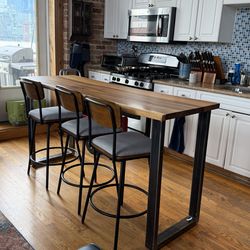 Handmade Solid Walnut Table