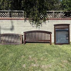 FREE Queen Bed Frame And mirror