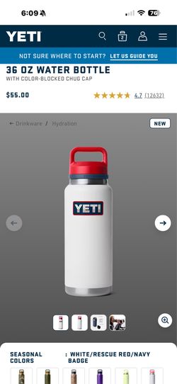 Yeti 36 OZ WATER BOTTLE
