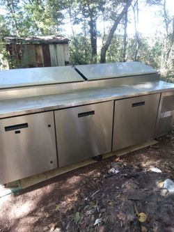 Commercial Stainless Steel Pizza Prep Table