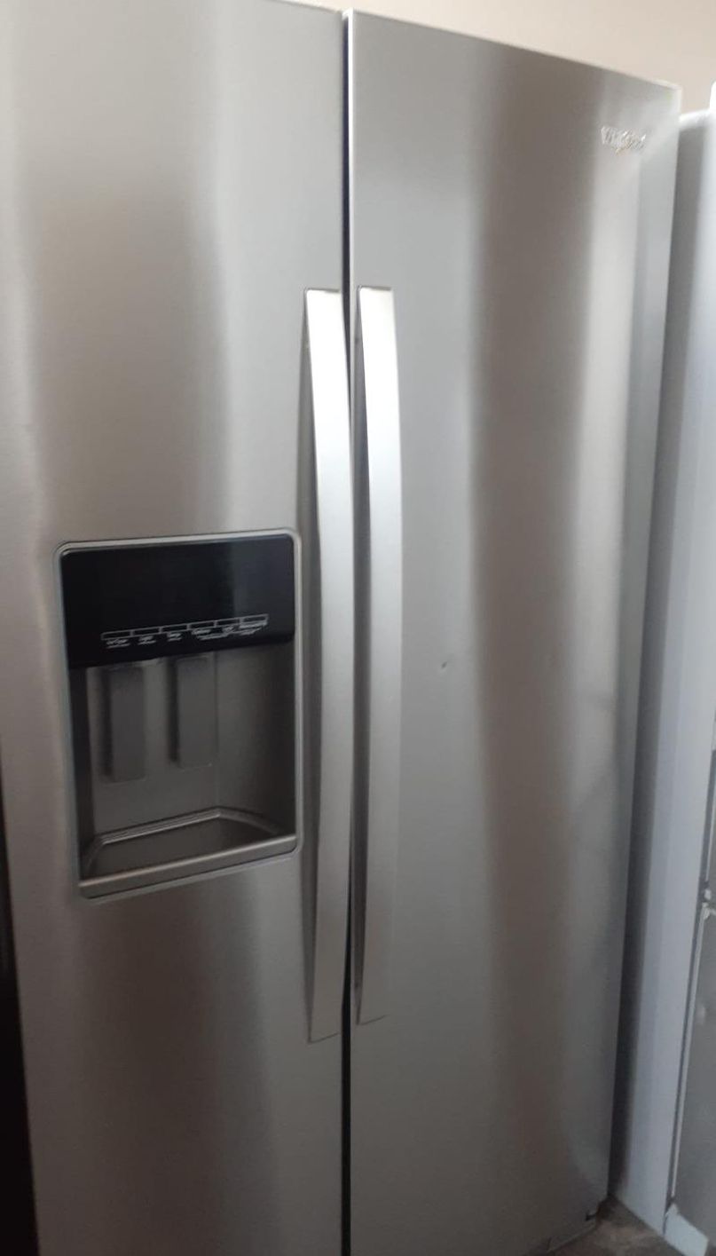 Whirlpool Side By Side Stainless Steel Refrigerator
