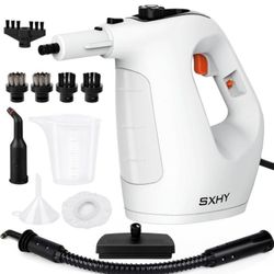 Multipurpose Pressurized Steam Cleaners for Home Use with Continuous Steam Lock, Unlimited Use Time and 11 Accessory Kit