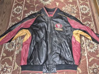 San Francisco 49ers NFL Leather Bomber Jacket