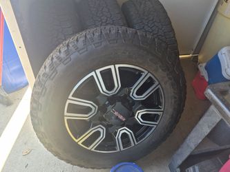 Rims, for a GMC truck, eight  lock rims