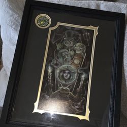 Haunted Mansion Painting From Disneyland With Wall Decor