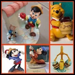 Wdcc Disney Porcelain Statues Figures In Boxes Make An Offer