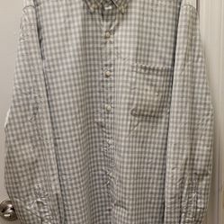 Men's J. Crew Classic Long-Sleeved Dress Shirt Large