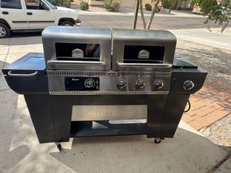 Cuisinart Dual Zone Gas Grill and  Electric Smoker
