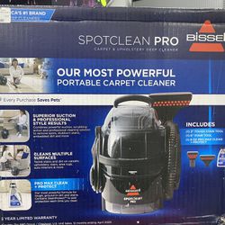 New Bissell Spot clean Pro Carpet/upholstery Deep Cleaner 