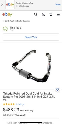 G37/370z takeda intakes