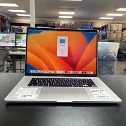 Apple MacBook Pro 16 Inch i7 16GB RAM 512GB SSD Silver Bad Touch Bar SKU5873