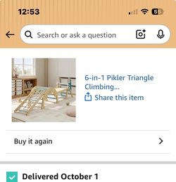 Pikler Triangle Climbing Set