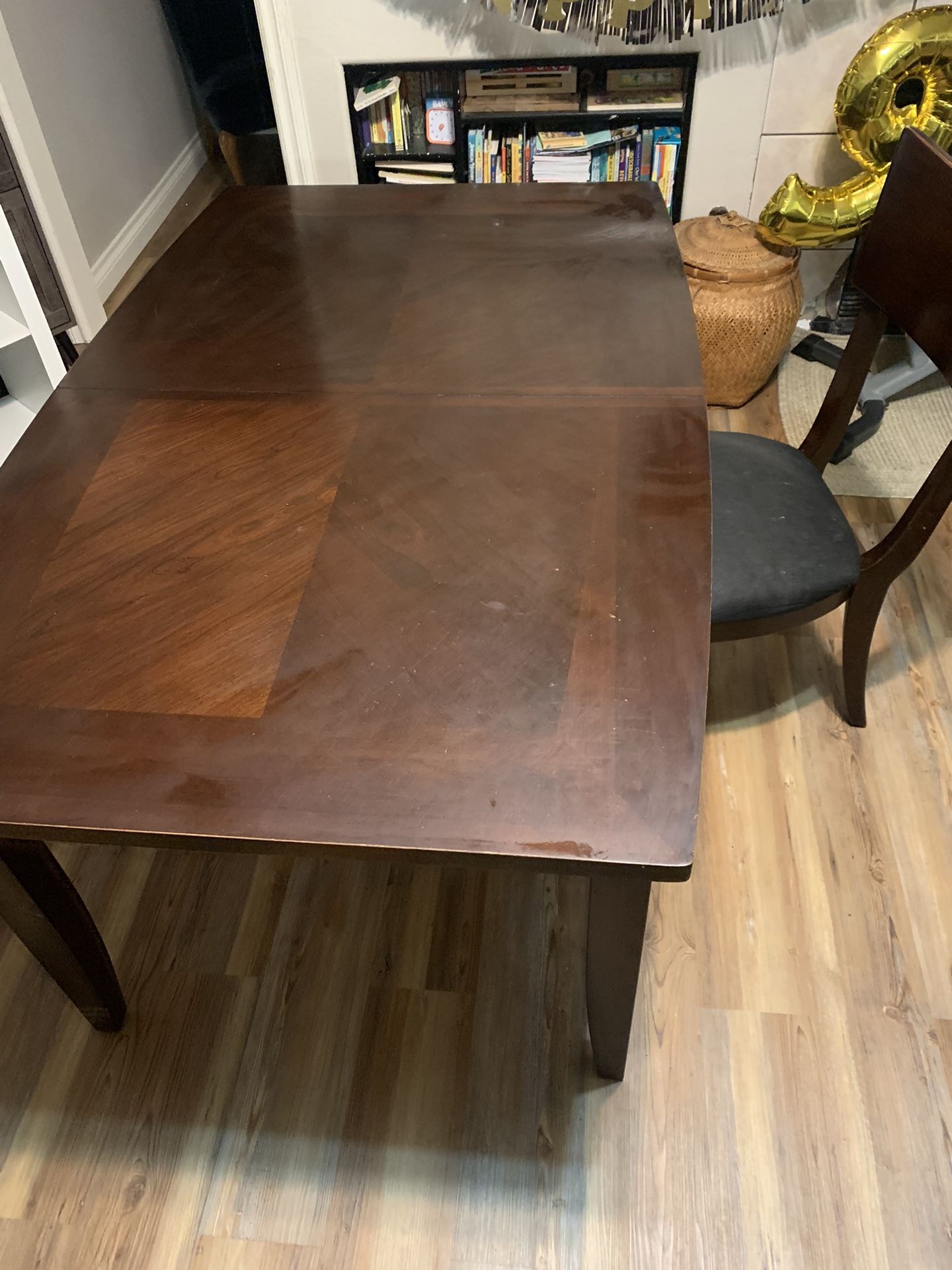 Solid Wood Dining Table And Chairs